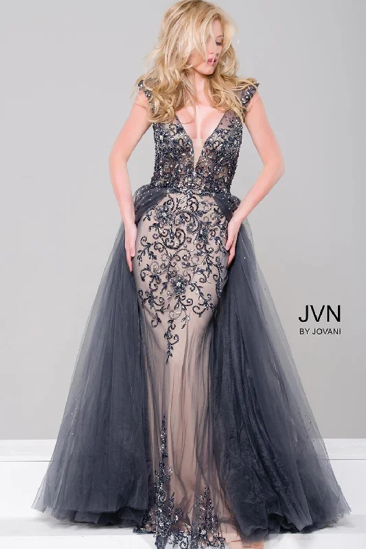 Price Drop Alert!Jovani 46081 Long Embellished Column Prom Dress