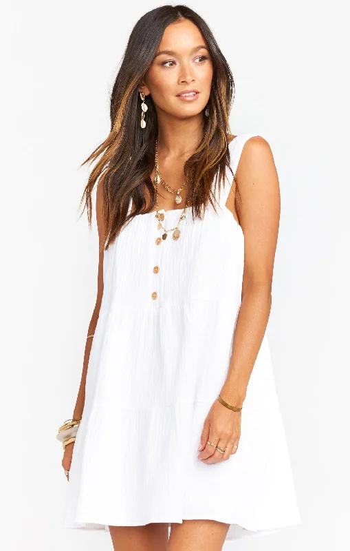 Unbeatable Prices!Marisa Dress ~ White Gauze