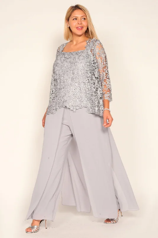 Unbeatable Prices!Marina Silver Mother of the Bride Pant Suit