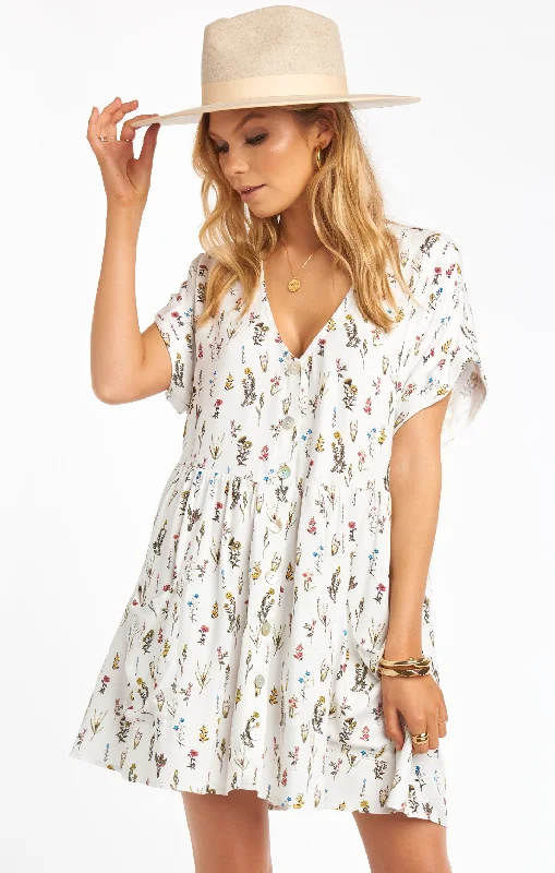 Mega Sale Happening Now!Odessa Dress ~ Mini Pressed Floral
