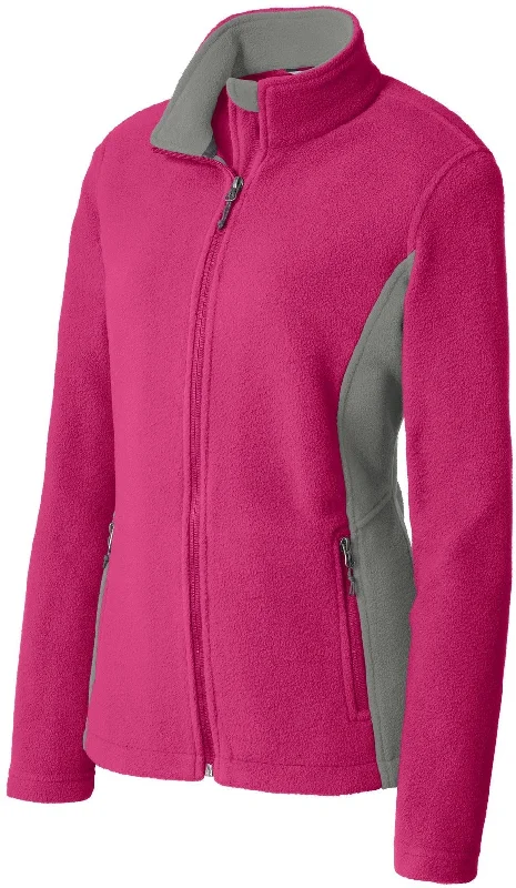 Exclusive Offers You’ll Love!CLOSEOUT - Port Authority Ladies Colorblock Value Fleece Jacket