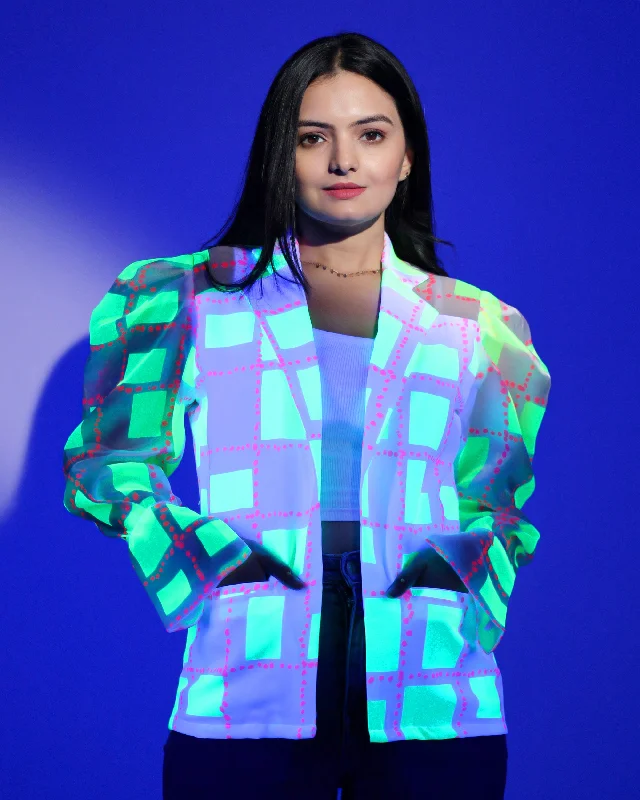 Save More When You Shop More!Own Your Night: Neon Light Women's Jacket
