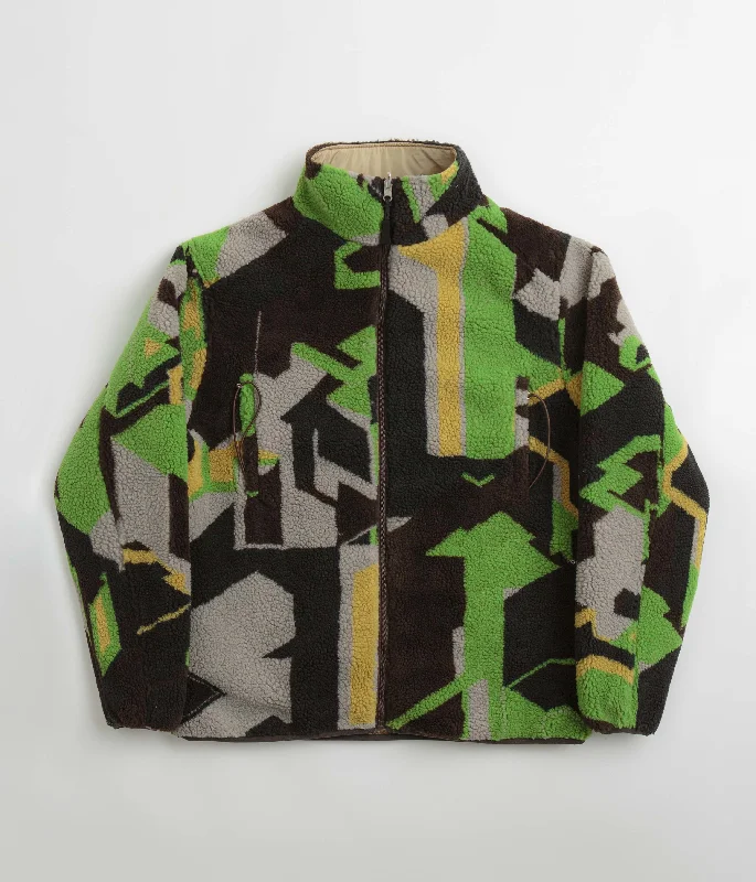 Crazy Discounts Inside!Pop Trading Company Adam Reversible Jacket - Delta Camo