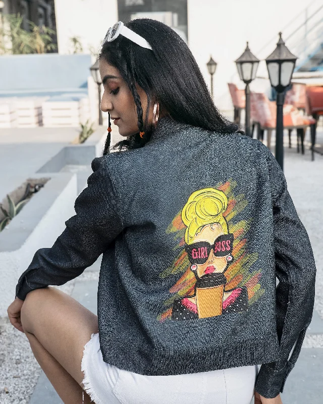 Act Fast – Limited Time Savings!Quirky Queen: Statement Starter Women's Jacket