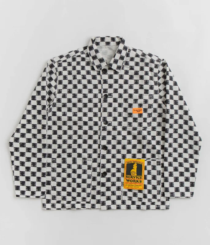 Today’s Deals, Tomorrow’s Regrets!Service Works Coverall Jacket - Black / White Checker