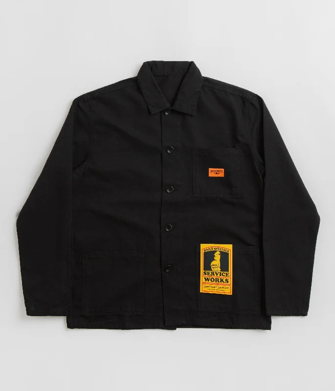 Enjoy Huge Discounts Now!Service Works Coverall Jacket - Black