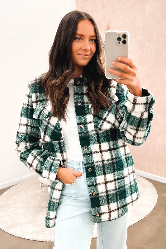 Act Fast – Limited Time Savings!Silent Sherpa Jacket Dark Pine