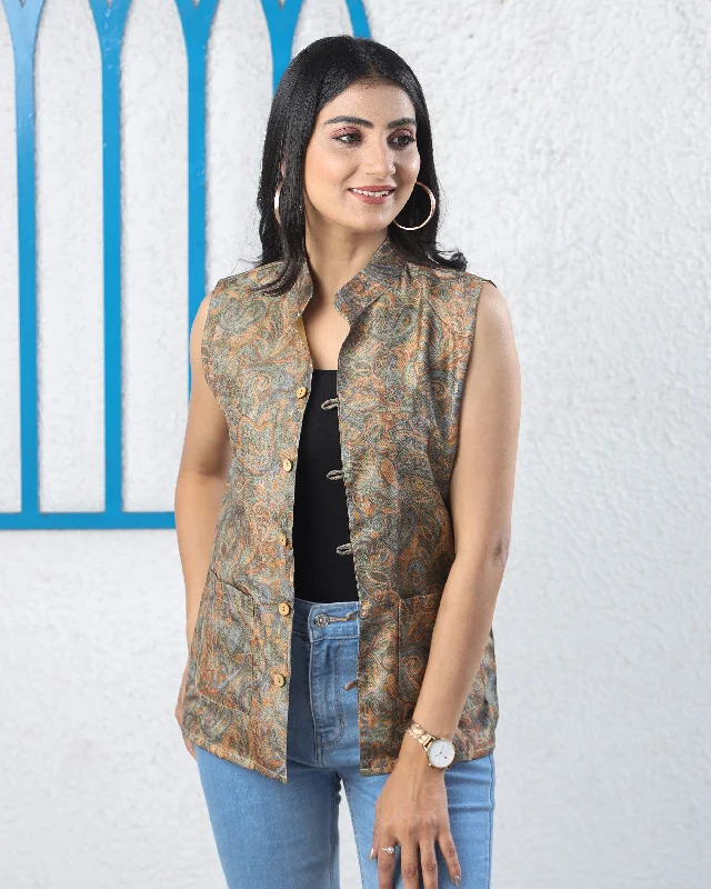 Save Up to 50% Off!Sophisticated Enchanting Paisley Women's Jacket