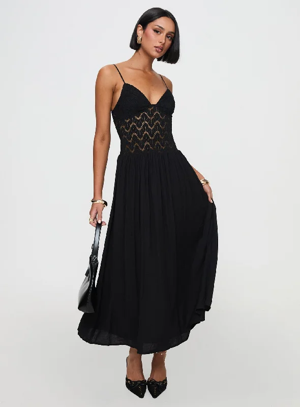 Limited Deals, Unlimited Savings!Speak Now Maxi Dress Black