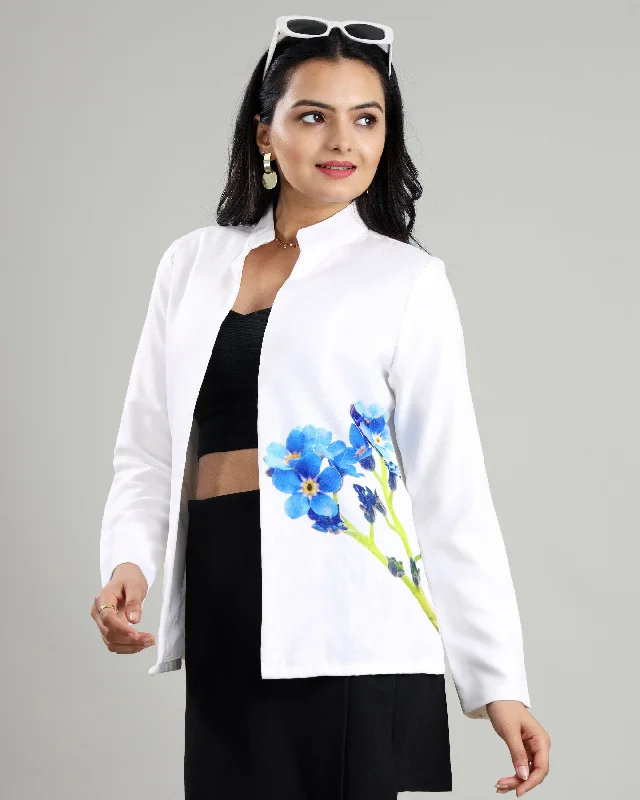 Only a Few Left – Order Now!The Show-Stopping White Floral Jacket