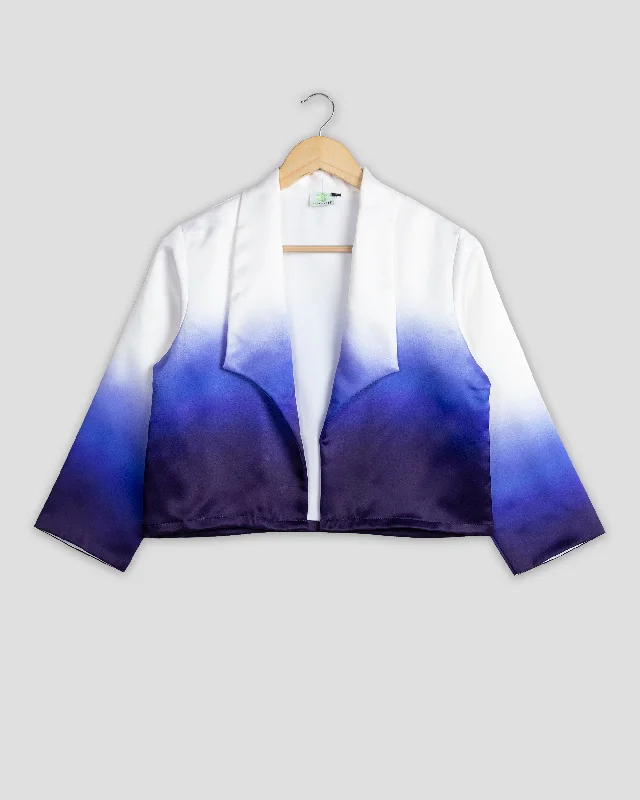 Save Money, Shop Happy!Trendy Stylish Ombre Cropped Jacket For Women