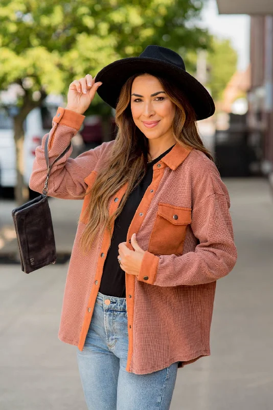 The Sale You’ve Been Waiting For!Waffle Button Up Shacket