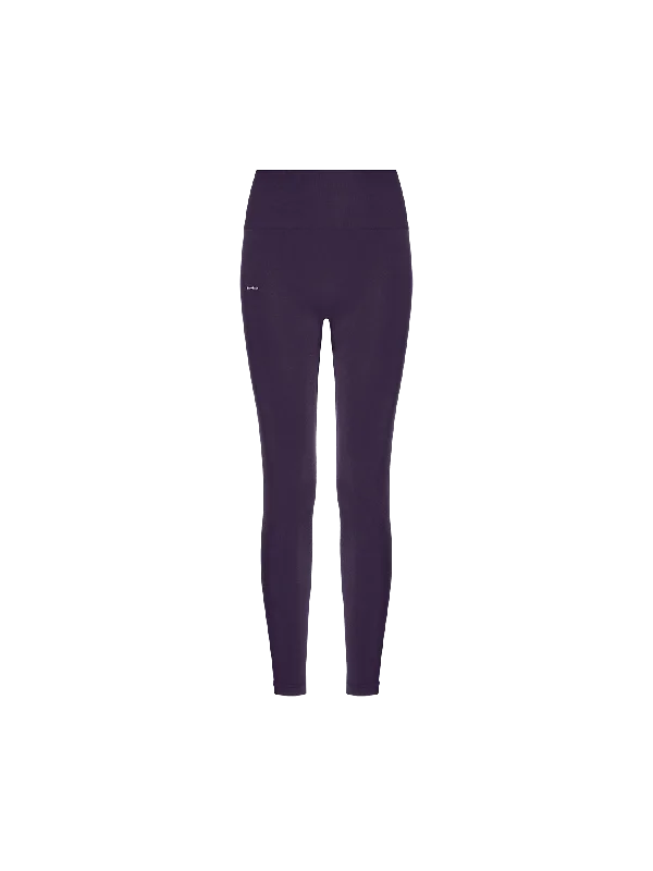Price Drop Alert!Women's Plant-Stretch Compressive Leggings—Blackberry Purple