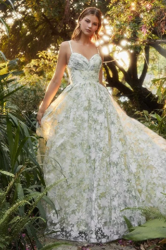 Your Shopping Wish, Our Discount Command!Andrea & Leo A1132 Spaghetti Strap Prom Gown