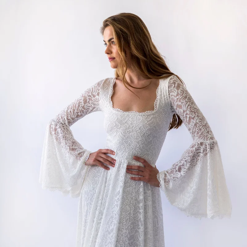 Save Like Never Before!Square Neck Dress  #1460