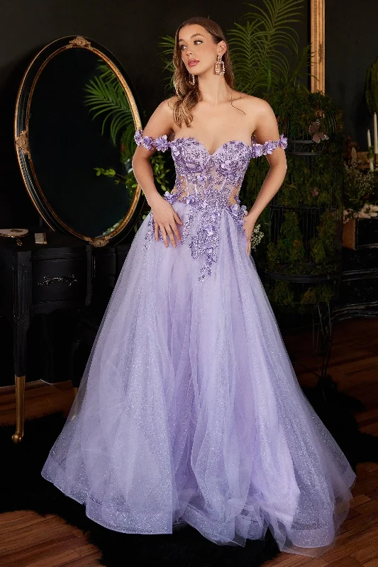 Special Discounts Inside!Cinderella Divine CB104 Off Shoulder Ball Gown