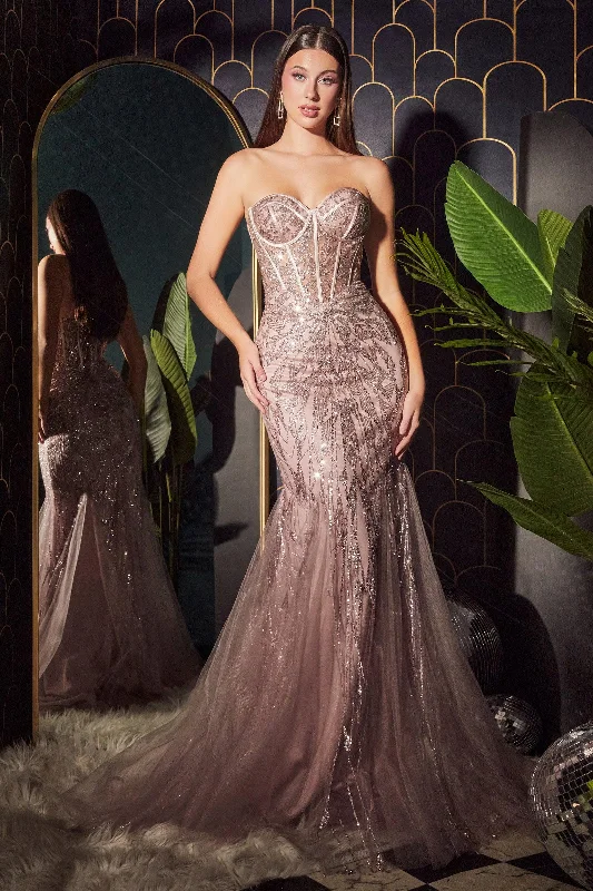 Get More for Less!Cinderella Divine CB116 Strapless Mermaid Prom Dress