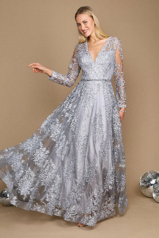 Your Favorite Items on Sale Now!Dylan & Davids Long Sleeve Formal Dress Evening Gown