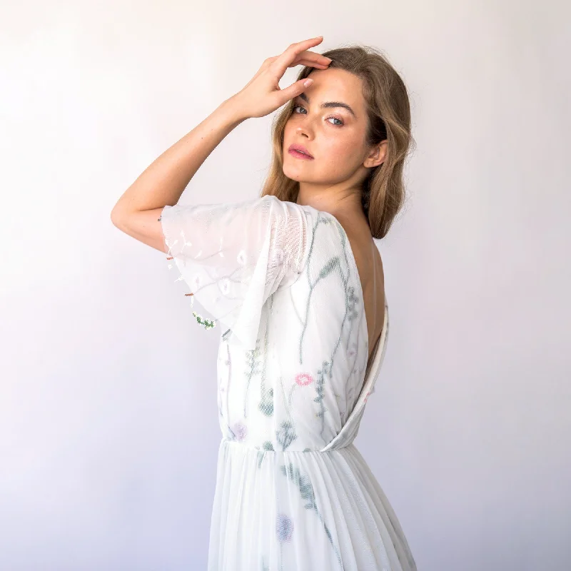 Hottest Discounts of the Year!Ethereal Floral Gown #1469