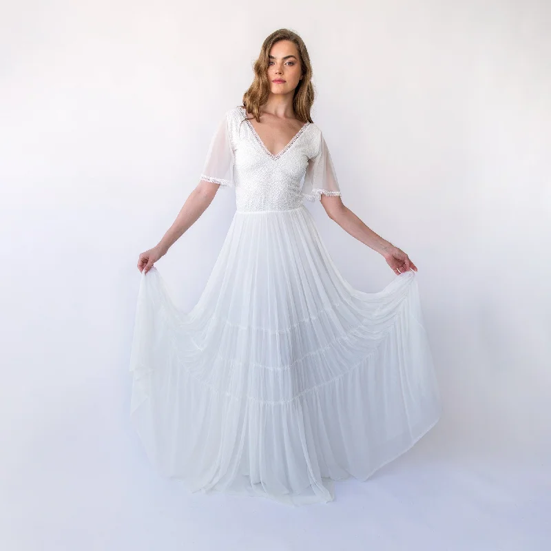Exclusive Deals Just for You!Chiffon Mesh Dress #1466