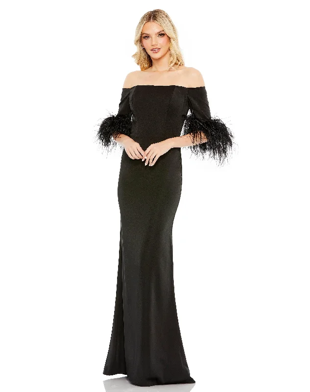 Your Dream Deal is Here!Mac Duggal 11441 Long Off Shoulder Formal Gown