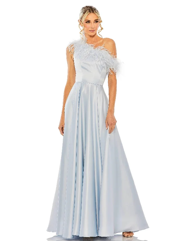 Limited Edition, Limited Price!Mac Duggal 11684 Long Formal One Shoulder Prom Gown