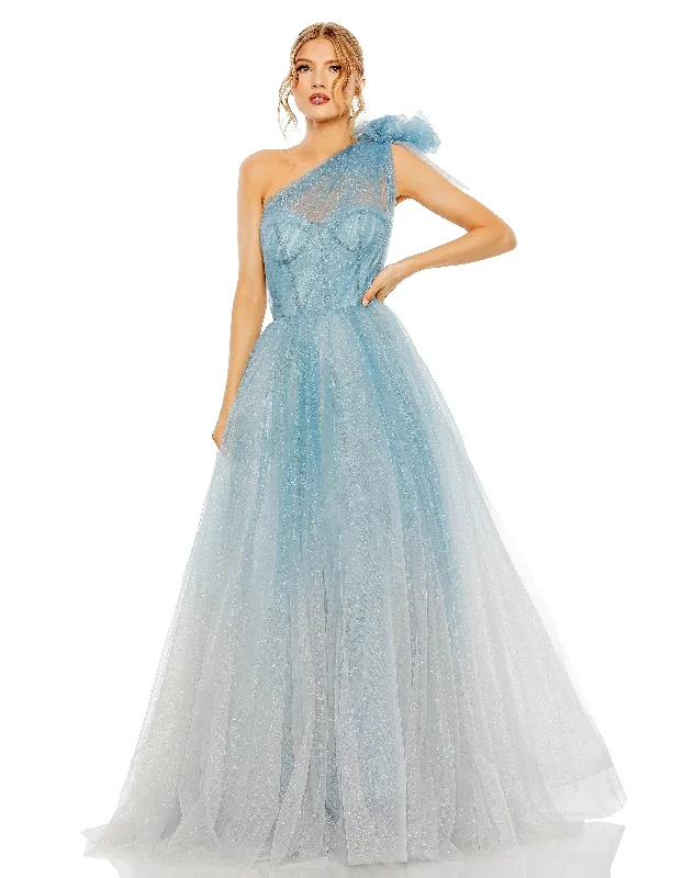 Must-Have Deals Inside!Mac Duggal 20552 Long One Shoulder Prom Ball Gown