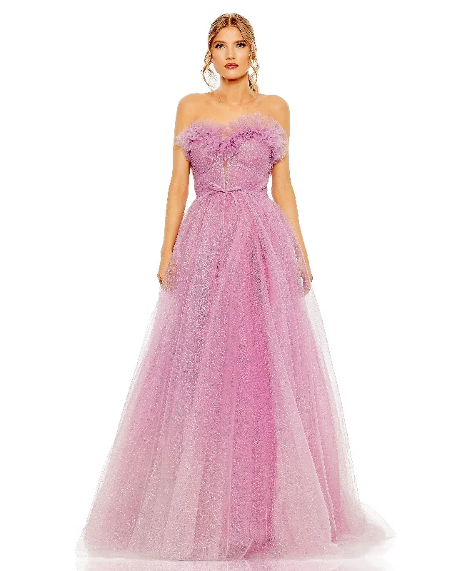 Huge Savings – Act Now!Mac Duggal 20555 Prom Strapless Long Ball Gown
