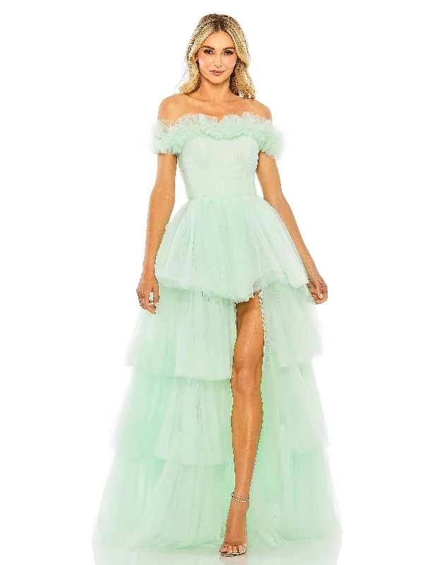 Find Your Perfect Deal Today!Mac Duggal 20570 Long Off Shoulder Prom Ball Gown