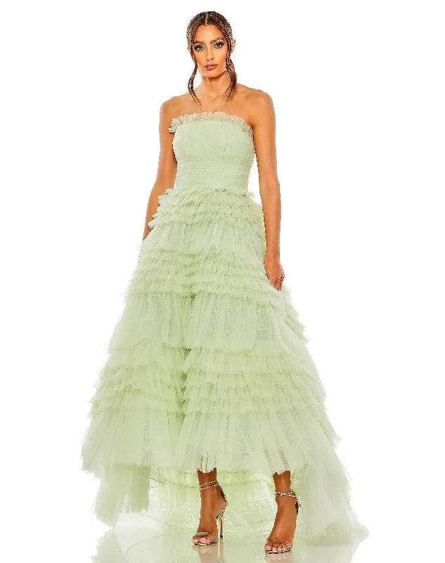 Your Shopping Spree Starts Here!Mac Duggal 20573 High Low Strapless Prom Ball Gown
