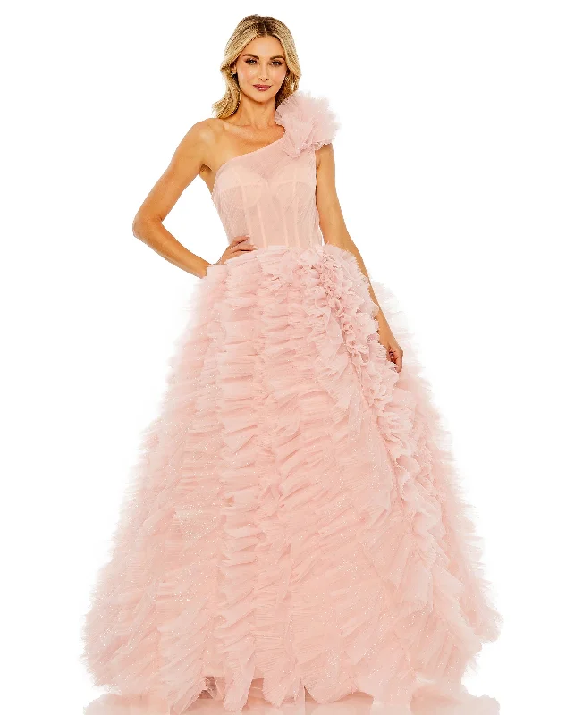 Limited Deals, Unlimited Savings!Mac Duggal 20576 Prom One Shoulder Long Ball Gown