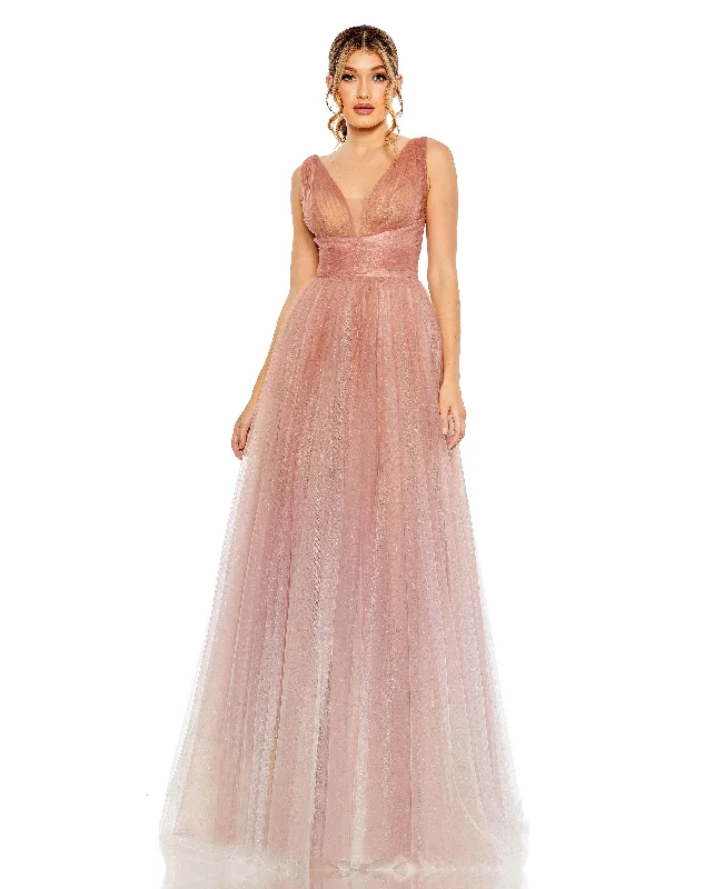 Instant Savings Await!Mac Duggal 20601 Prom Sleeveless Long Formal Dress