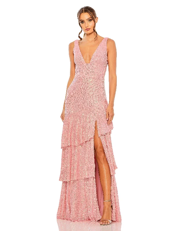 Your Discount is Waiting!Mac Duggal 27046 Prom Sleeveless Long Formal Gown