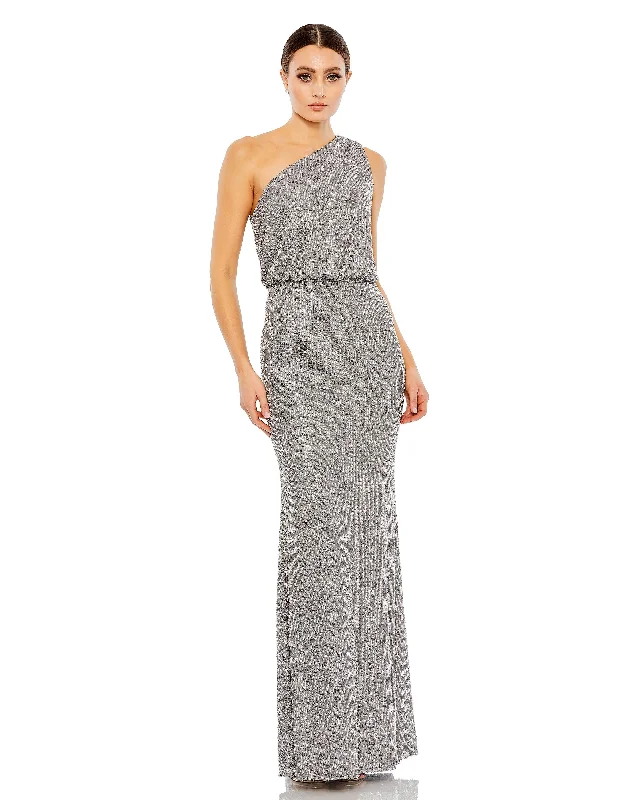 Your Chance to Save is Now!Mac Duggal 42045 Long One Shoulder Prom Formal Dress