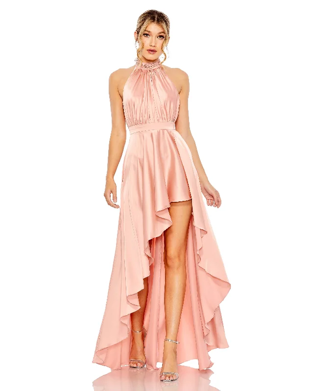 Price Drops You’ll Love!Mac Duggal 49664 Prom High Low Halter Dress