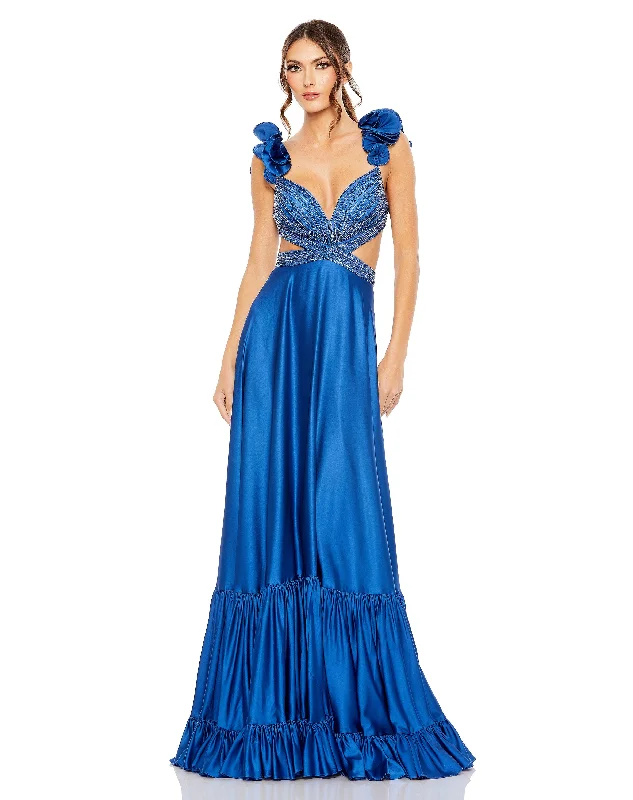 Save More Than Ever!Mac Duggal 50681 Prom Sleeveless Long Formal Dress