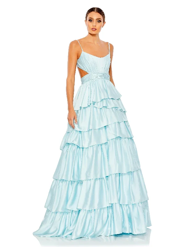Buy One, Get One Free!Mac Duggal 67970 Long Spaghetti Strap Prom Dress