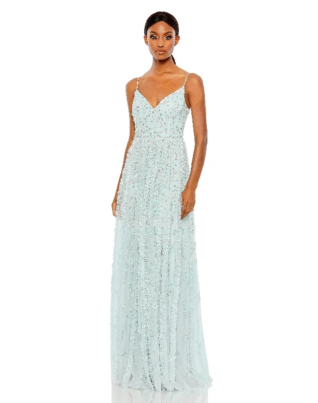Your Exclusive Offer Awaits!Mac Duggal 9166 Long Spaghetti Strap Prom Formal Gown