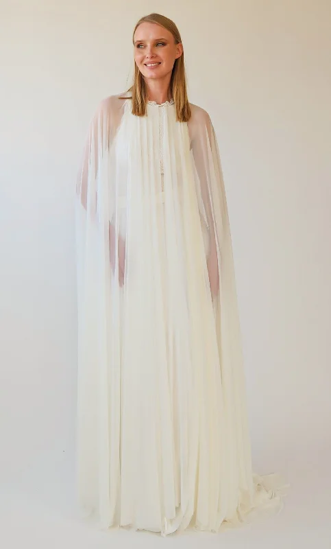 Get More for Less!Chiffon mesh Cape #4071