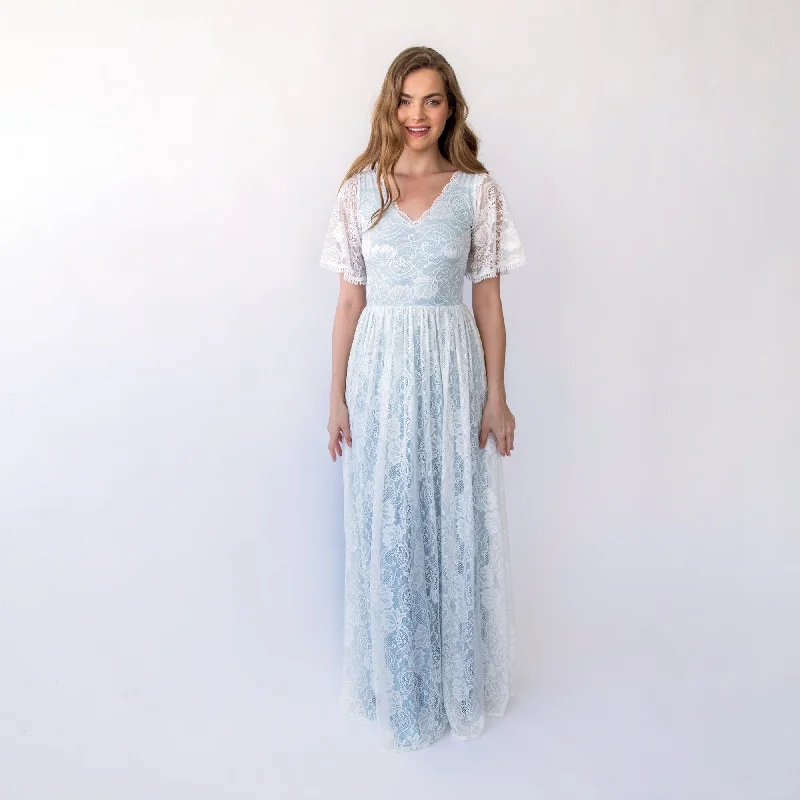The Sale You’ve Been Waiting For!Light Blue Dress  #1428