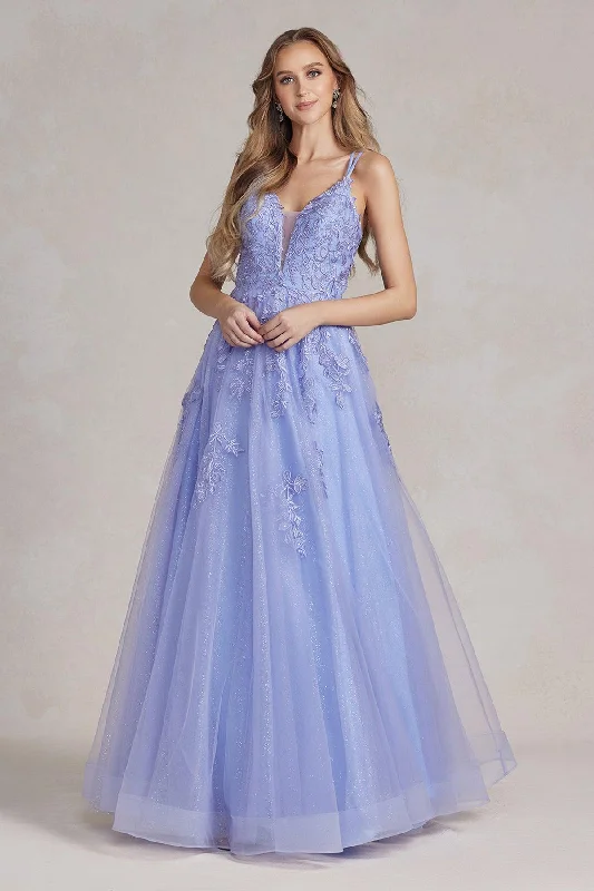 One Day Only – Huge Savings!Nox Anabel T1136 Prom Long Spaghetti Strap Formal Gown