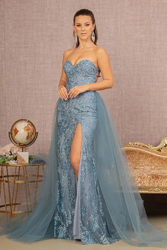 Mega Sale Happening Now!Prom Long Strapless Glitter Dress