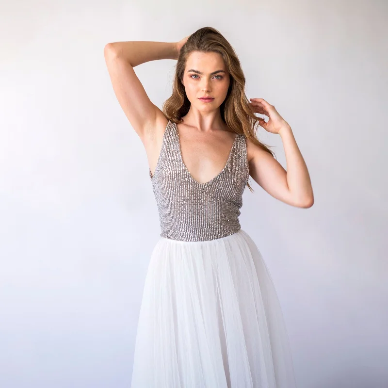 Mega Sale Happening Now!Sequins sleeveless top #2068