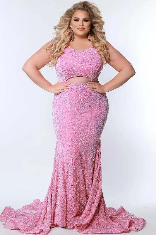 The Best Deals Won’t Wait!Sydneys Closet JK2301 Long Plus Size Formal Prom Dress