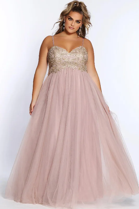 Seasonal Sale – Shop Now!Sydneys Closet SC7309 Long Plus Size Homecoming Prom Dress