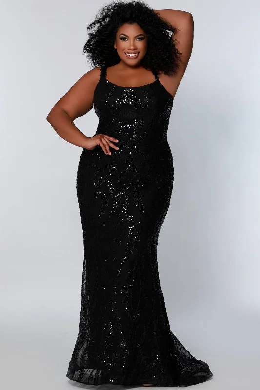 Best Offers of the Month!Sydneys Closet SC7332 Long Plus Size Fitted Prom Dress
