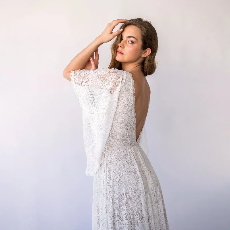 Savings You Can’t Ignore!Angel Sleeves Pearly Dress #1468