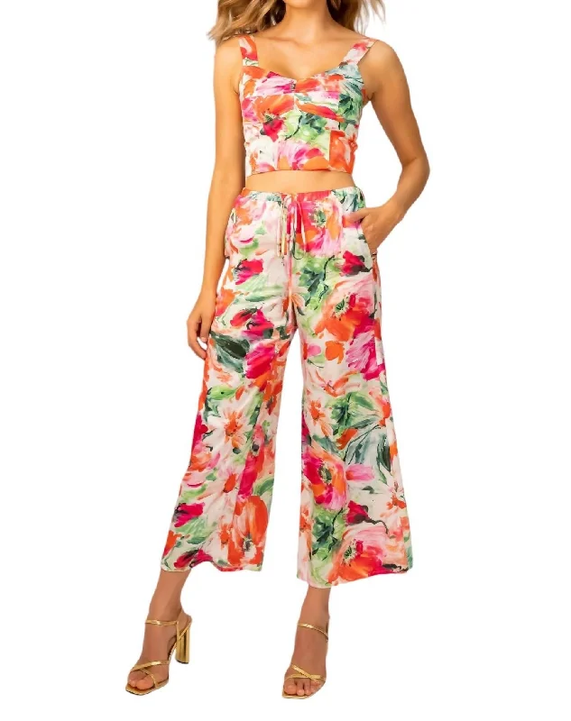 Act Fast – Limited Time Savings!Alora Pants In Pink/red Multi