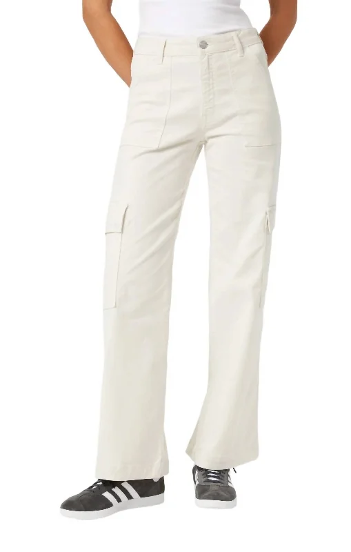 Best Price of the Season!Alva Luxe Twill Pants In White