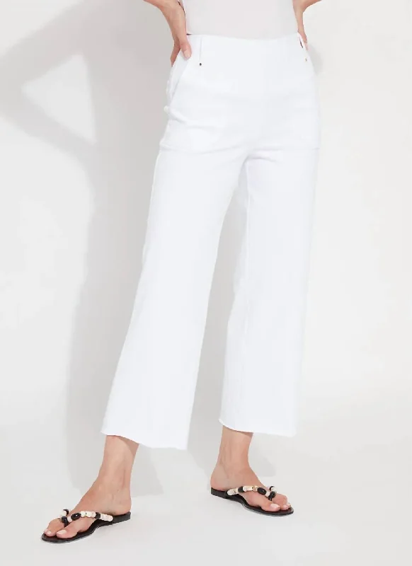 Your Best Deals Are Here!Athena Wide Leg Crop In White